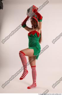 18 2018 01 VERONIKA ELF STANDING POSE WITH BOX